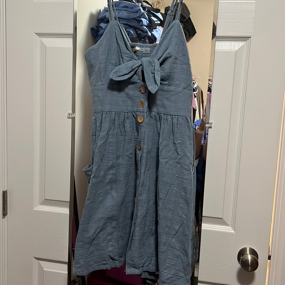 Roxy button down dress. Great condition size L